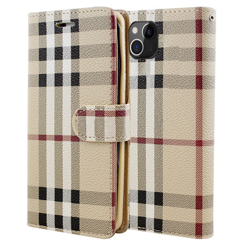 Leather Folio Wallet Case for iPhone 15 Plus / 14 Plus Leather Folio Wallet Case for iPhone 15 Plus / 14 Plus